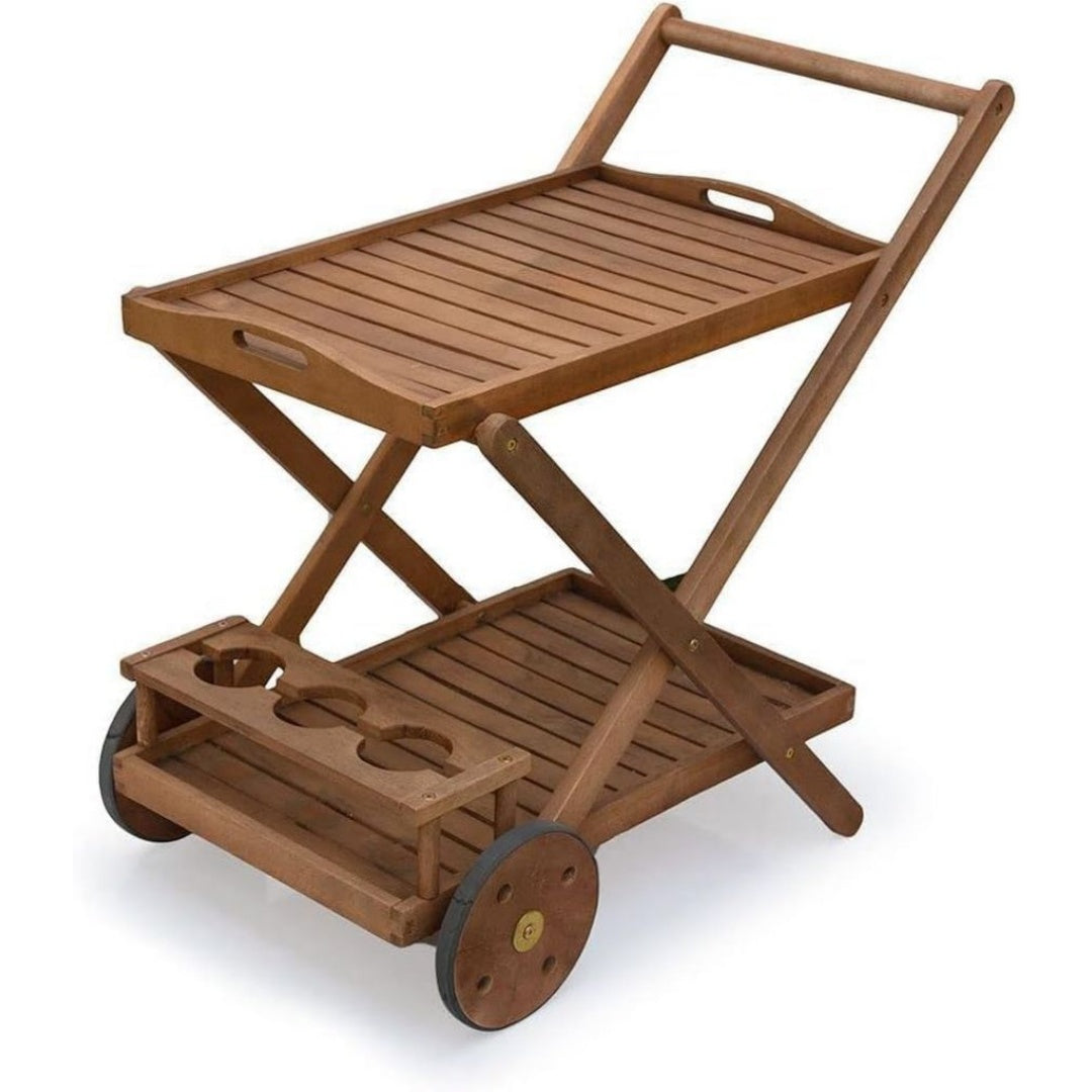 Robusto Carrelli portavivande Marrone